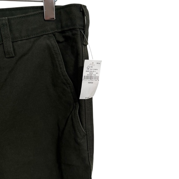GAP Canvas '90s Loose Carpenter Pants 32x32 in Black Moss Green NWT! - Picture 8 of 11